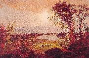 Jasper Francis Cropsey A Bend in the River oil painting reproduction